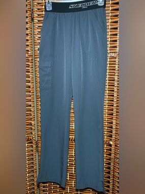 Skechers by Barco Scrub Pants XS Gray Stretch Elastic Waist Medical Uniform